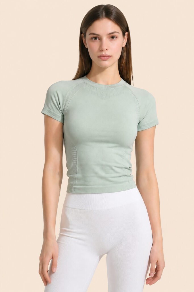 Yoga short-sleeve top