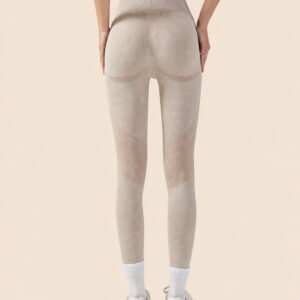 Matte washed yoga pants
