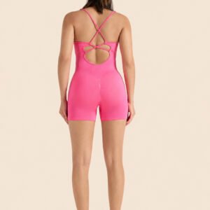 Beautiful back slim strap one-piece yoga suit
