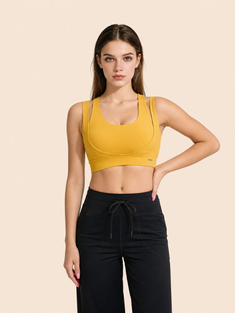 Double Strap Yoga Sports Bra