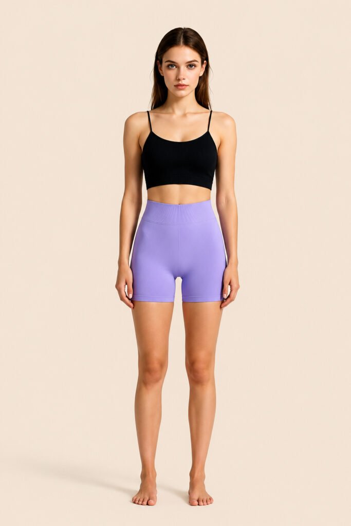 Peach Hip Yoga Shorts