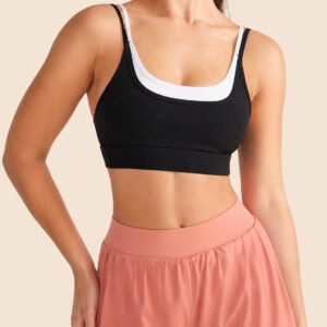 Layered Look Sports Bra