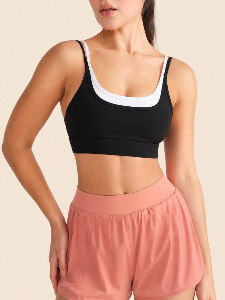 Layered Look Sports Bra