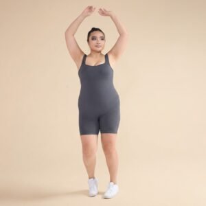Plus‑Size Yoga Bodysuit