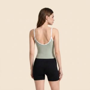 Contrast Color Yoga Tank Top (Long Sleeve)