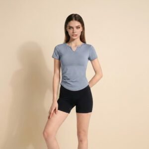V-neck yoga T-shirt