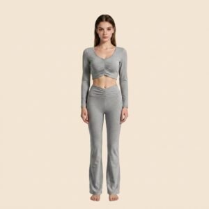 Long sleeved and long pants yoga suit
