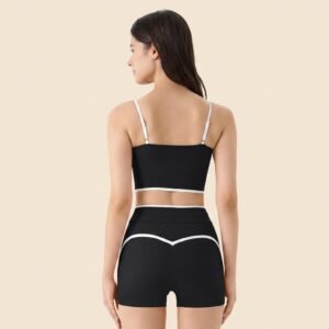 Color‑block Yoga Suit