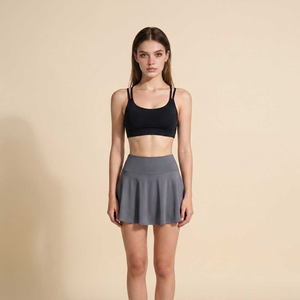 High‑Waist Yoga Skirt / Tennis Skort