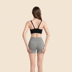 Three‑Section Waist Yoga Shorts