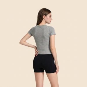 Women Yoga Short Sleeve T‑Shirt