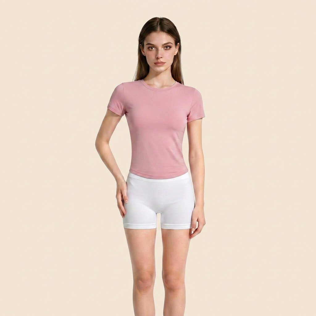 Women's sports short sleeved shirt