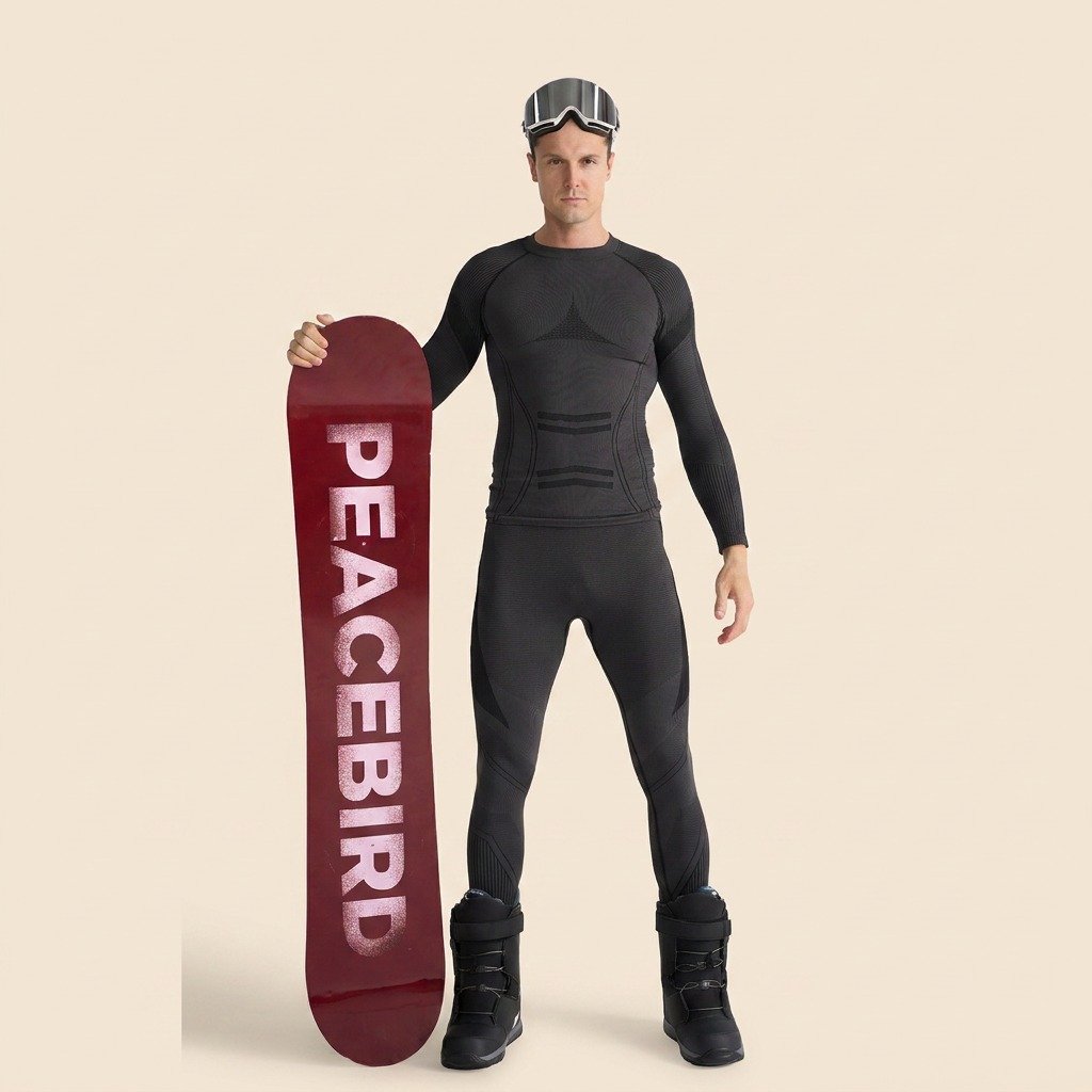 Men's Seamless Compression Thermal Ski Underwear