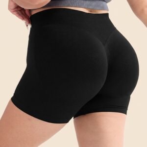 Plus Size 3‑Inch Yoga Shorts