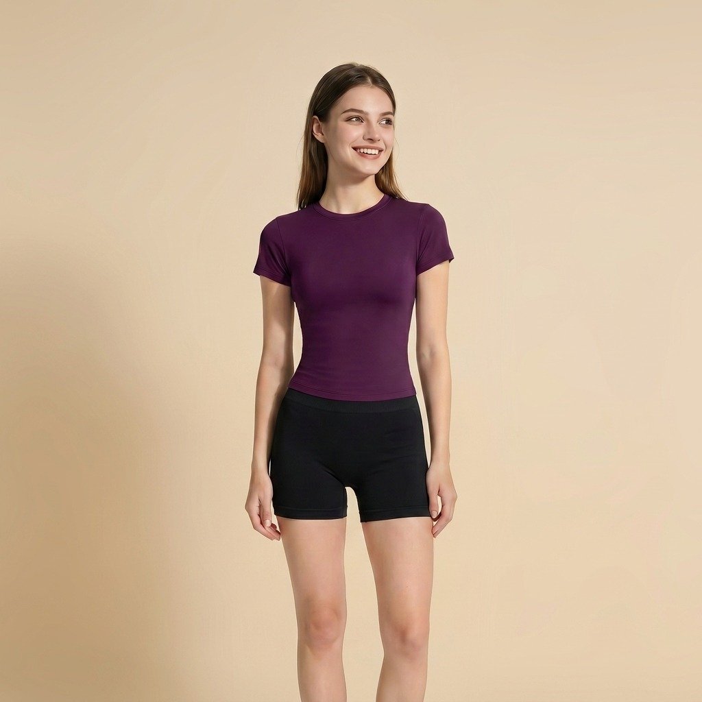 Quick drying sports short sleeves